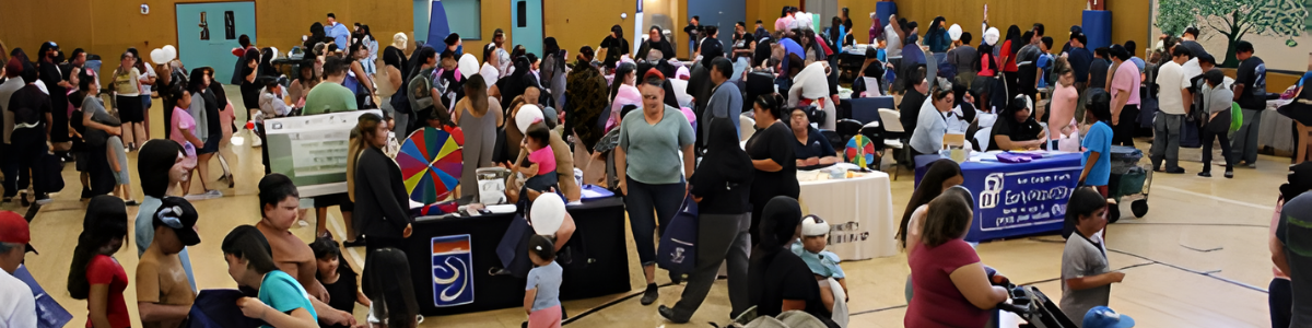 A group of people at a meeting