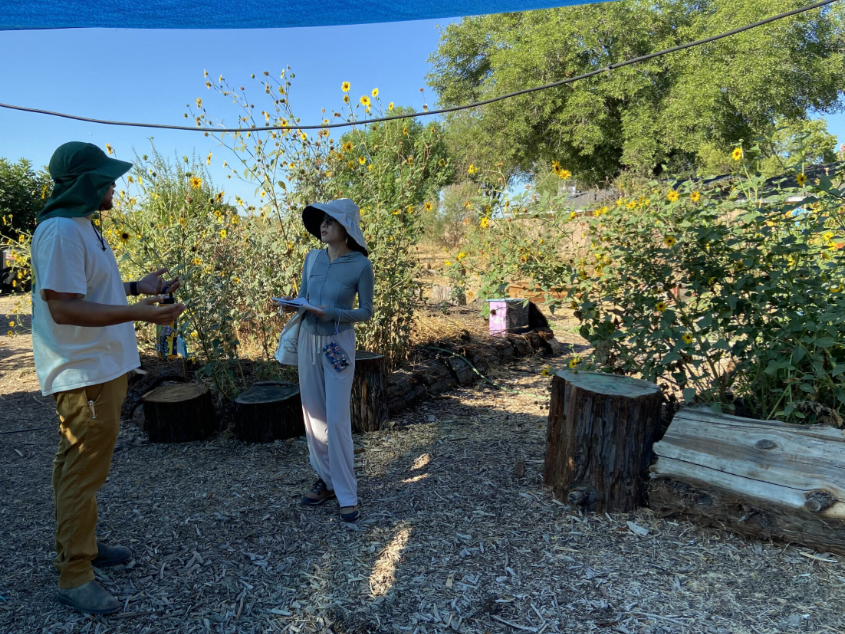 ALETF outreach at a farm